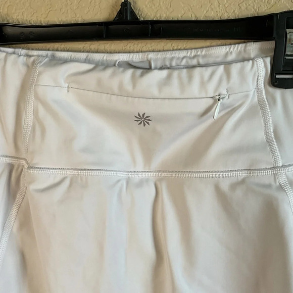 Athleta Womens White Athletic Tennis Skort Golf Activewear Size Medium - Picture 4 of 6